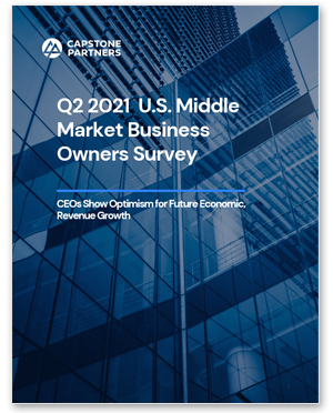 Q2 2021 US Middle Market Business Owner Survey Q2 2021 US Middle Market Business Owner Survey
