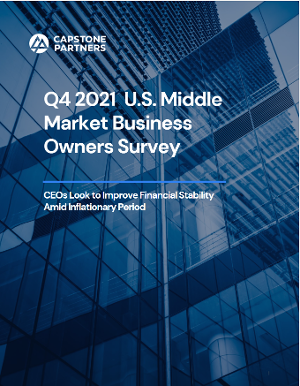Capstone Partners Q4 2021 US Middle Market Business Owner Survey-1